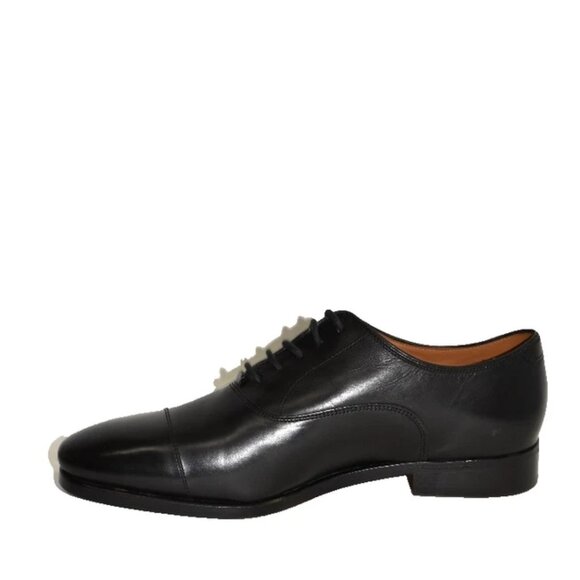 New! Allen Edmonds Siena Leather Cap Stitch Oxford Shoe Black 10 D 5720 DD498 main image 6